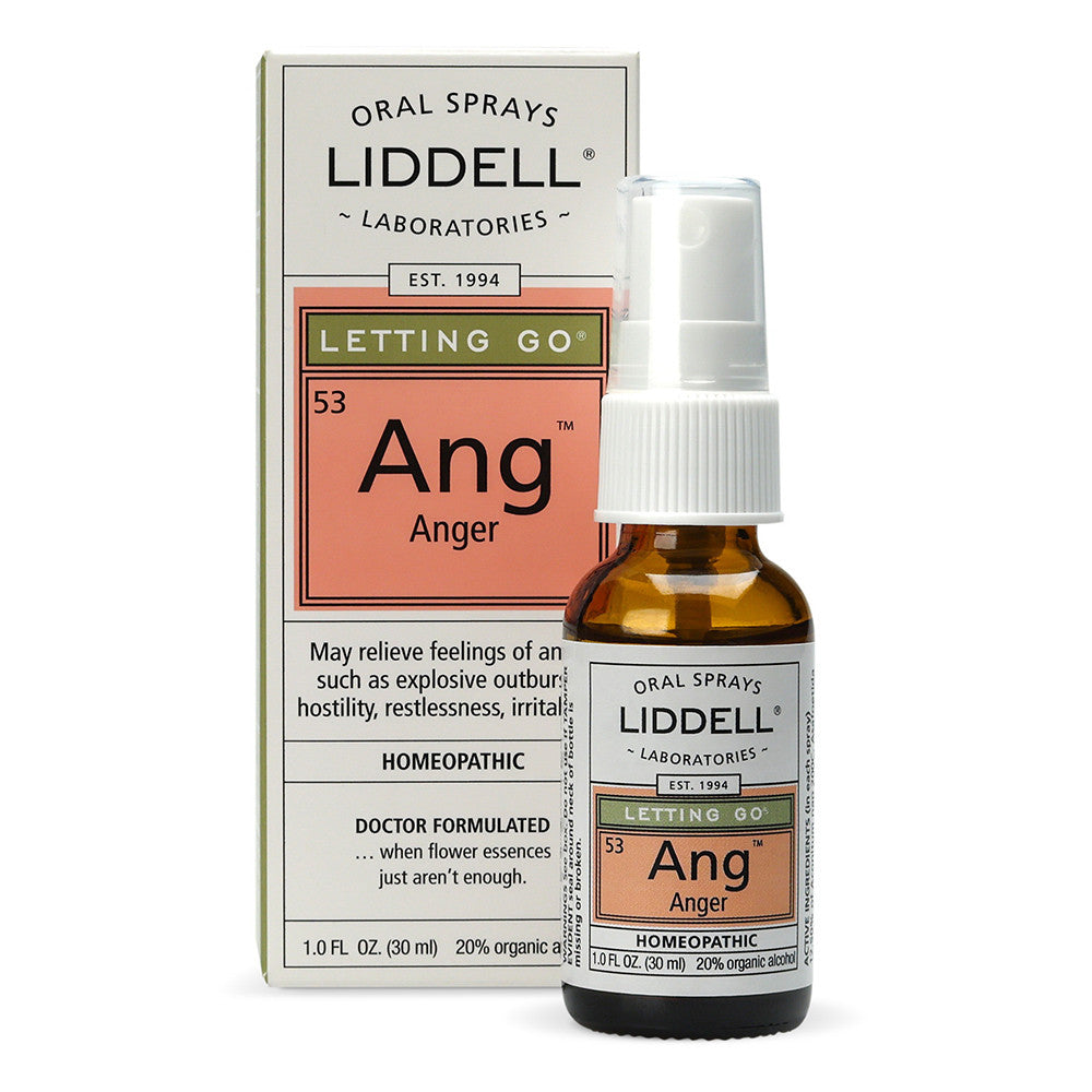 Liddell Laboratories Letting Go Anger Homeopathic Oral Spray, 1 Oz